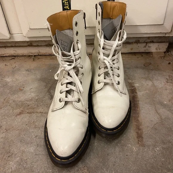 Dr. Martens Shoes White Dr Martens Alix Size 7 Poshmark